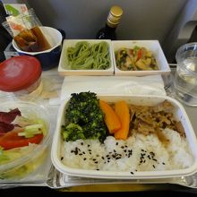 復路の機内食