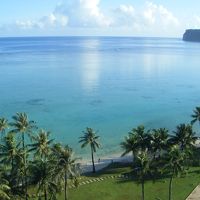 部屋のバルコニーからの景色