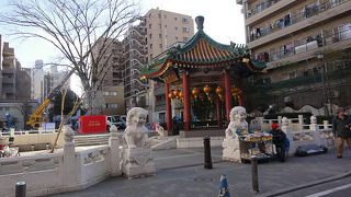 媽祖廟の裏にある公園