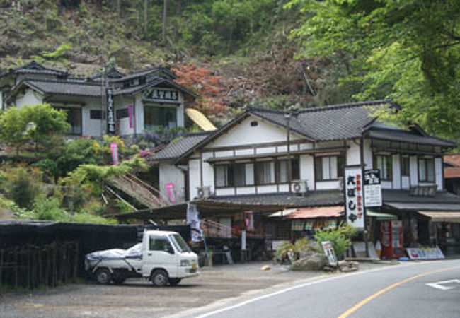 深耶馬溪の展望の良い温泉