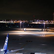 羽田空港国際線ターミナルの展望デッキ