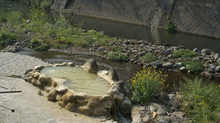 長湯温泉の無料の露天風呂