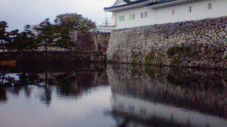 市内中心部にあるきれいに造られたお城