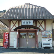 シンプルな田舎駅