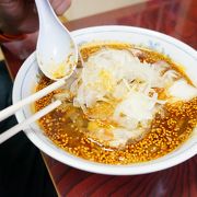 ひな祭りの帰りに立ち寄った勝浦タンタン麺のお店