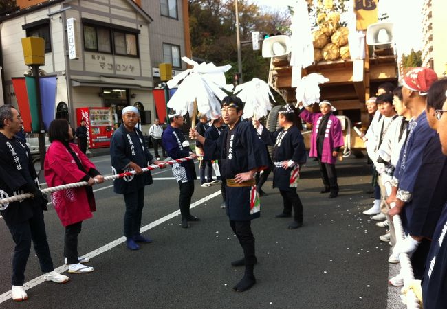 新嘗祭 初穂曳