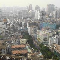 蓮花路側の眺め