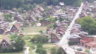 白川郷一帯を見渡すことができます！