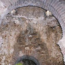 いかにもアラブといった雰囲気のアーチ