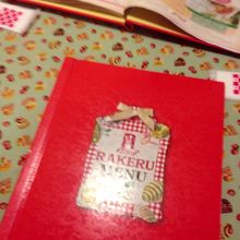 メニューの本までかわいい＾＾