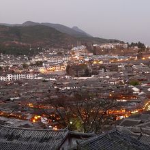 古城の全景