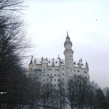 幻想的な冬のノイシュヴァンシュタイン城