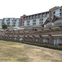 ホテル中庭から