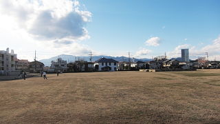 現在は憩いの場となっている歴史が眠る地