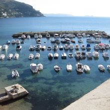 城壁から旧港を望みました。