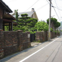 近江八幡の街並み形成に一役買っている洋館街