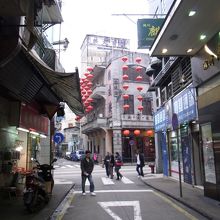 福隆新街側から