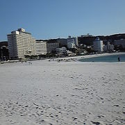 砂浜がきれい！