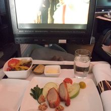 バリ島−香港 CX784便　機内食・前菜