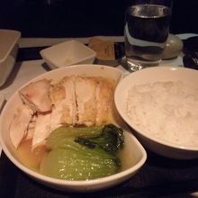 バリ島−香港 CX784便　機内食・メイン
