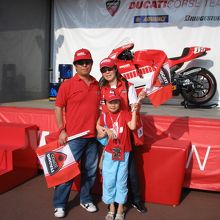 MOTEGIのレース場にて