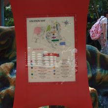 園内マップ（日本語もあり）