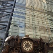 宮崎駿デザインの大時計を見てきました