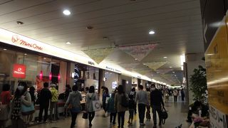 駅構内の施設が充実