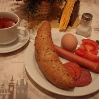 朝食はあまり期待できませんが・・・