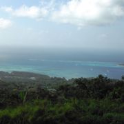 サイパンの海とマニャガハ島が見渡せる
