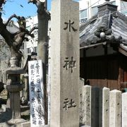 水火除難の守護神、野江水神社