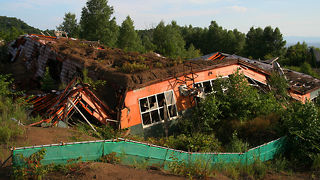 未だ残る噴火の爪跡
