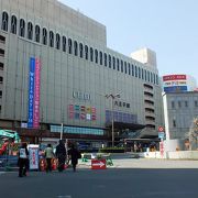 南口は再開発中、京王の駅とは距離がある