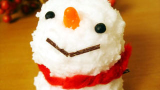 オリジナル雪だるまキャンドルが可愛い