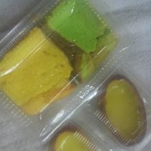 オレンジシフォン・パンダンシフォン・エッグタルト