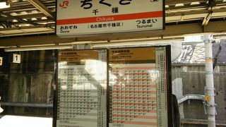 駅周辺は飲食店がいっぱい