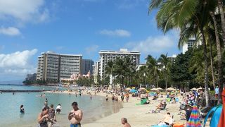 ワイキキビーチは定番中の定番。