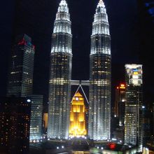 スカイバーから見える素晴らしい夜景・・・！！！