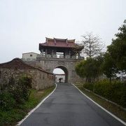 明初期の建築残る古い町並み