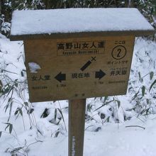 道標完備で安心