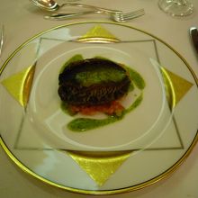 黒アワビのステーキ