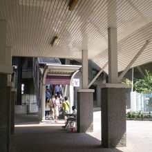 駅への入口