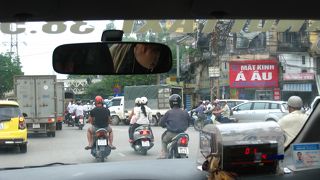 流しのタクシーはあまりいませんでした