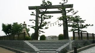 東海道五十三次の渡船場跡