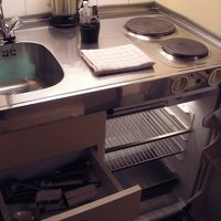 冷蔵庫はあるが電子レンジはなかったと記憶している