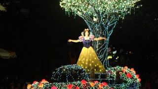 夜のディズニーも格別