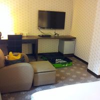 スーツケースを楽々広げられます。