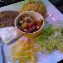 ファジータの付け合せ