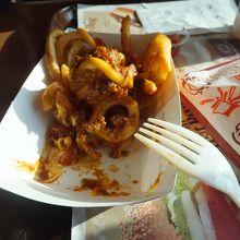 チリソースがうまいんです。