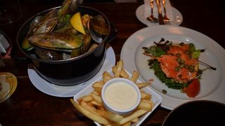 非常に美味しいベルギー料理